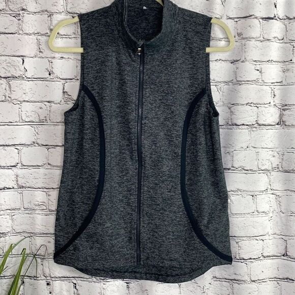 Under Armour Women's Full Zip Sonic Athletic Performance Vest Running Black M - Picture 1 of 11